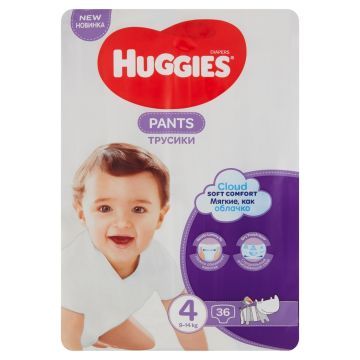 HUGGIES PANTS JUMBO 4 9-14KG PM 36SZT