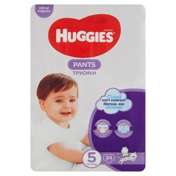  HUGGIES PANTS JUMBO 5 12-17KG PM 34SZT