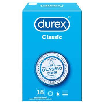 Durex Classic Prezerwatywy 18 szt.