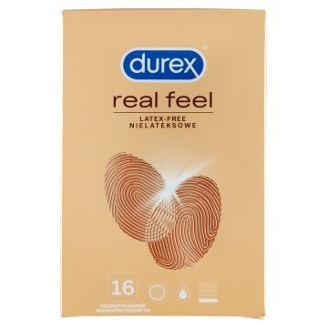 Durex Bez Lateksu Real Feel Prezerwatywy Real Feel 16 szt.