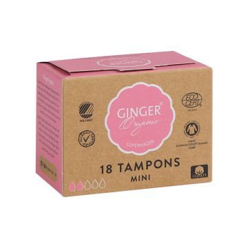 Ginger Organic Tampony Mini 18 szt.