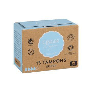 Ginger Organic Tampony 15 szt.