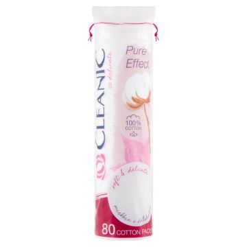Cleanic Pure Effect Soft Touch Płatki Kosmetyczne 80 szt.