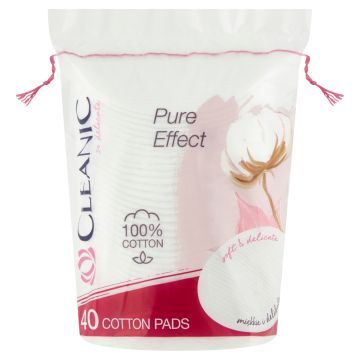 Cleanic Pure Effect Płatki Kosmetyczne 40 szt.