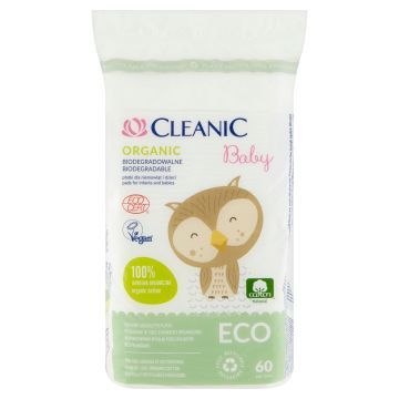 Cleanic Baby Organic Płatki Kosmetyczne Organic 60 szt.