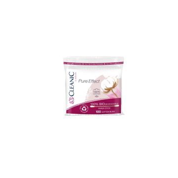 CLEANIC PATYCZKI HIGIENICZNE PURE EFFECT FOLI 100 SZT