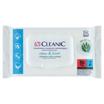 CLEANIC CHUSTECZKI ODŚWIŻAJĄCE 120SZT