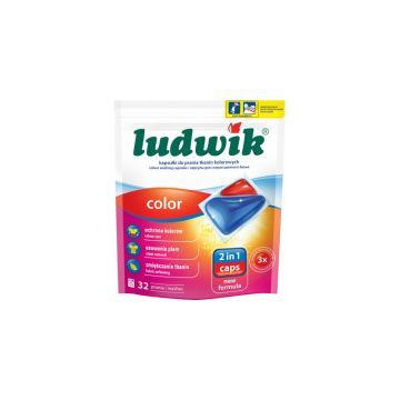Ludwik 2 In 1 Kapsułki Do Prania Color 32 szt