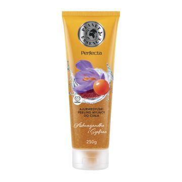Perfecta Planet Essence Ajurwedyjski Peeling Myjący Do Ciała Ashwagandha i Szafran 250 ml