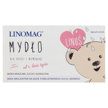 Linomag Mydło dla dzieci i niemowląt od 1. dnia życia 100 g