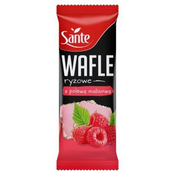 Sante Wafle Ryżowe z Maliną 66 g