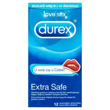 Durex Extra Safe Emoji Prezerwatywy Extra Safe Emoji 12 szt.