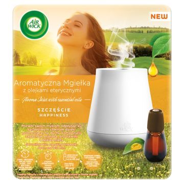 Air Wick Essential Mist Aroma - Zestawy Zestaw Wtyczka + Wkład Ogórek i Melon Miodowy 20 ml