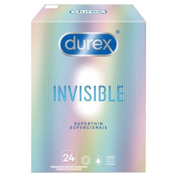 Durex Invisible Prezerwatywy Invisible 24 szt.