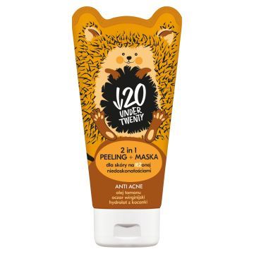 Under Twenty Anti Acne 2 in 1 Peeling + maska dla skóry najeżonej niedoskonałościami 130 ml