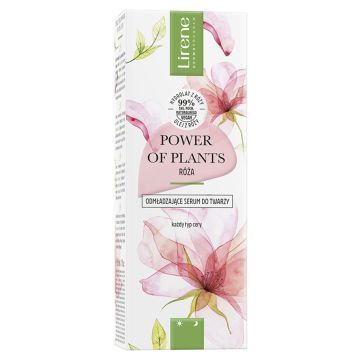 Lirene Power of Plants Odmładzające serum do twarzy róża 30 ml