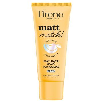 Lirene Matt Match! Matująca baza pod podkład SPF 15 30 ml