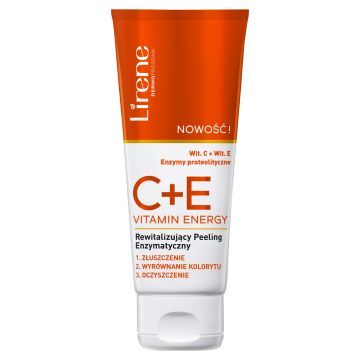 Lirene C+E Vitamin Energy Rewitalizujący peeling enzymatyczny 75 ml