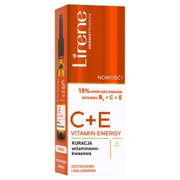 Lirene C+E Vitamin Energy Kuracja witaminowo-kwasowa noc 30 ml