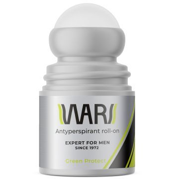 WARS EXPERT FOR MEN Antyperspirant roll-on 50ml GREEN PROTECT / Melon&Cedr