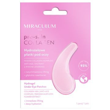 MIRACULUM COLLAGEN PRO SKIN PŁATKI POD OCZY 1 para