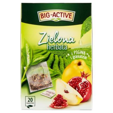 Big-Active Zielona z pigwą + granat