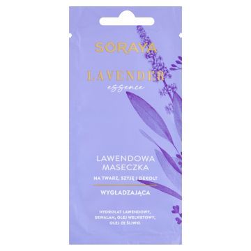 Soraya Lavender Essence Lawendowa maseczka wygładzająca na twarz szyję i dekolt 8 ml