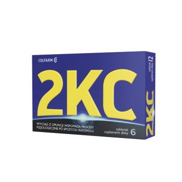 Colfarm 2kc Witaminy Dla Dorosłych Objawy Kaca. Uczucie Zmęczenia i Znuzenia. 6 szt.