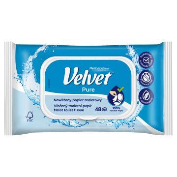 VELVET Papier Toaletowy Nawilżany 42 szt.