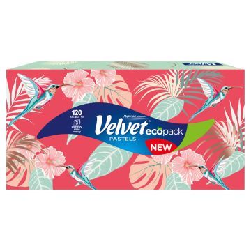 Velvet Chusteczki uniwersalne 3 warstwy 120 sztuk