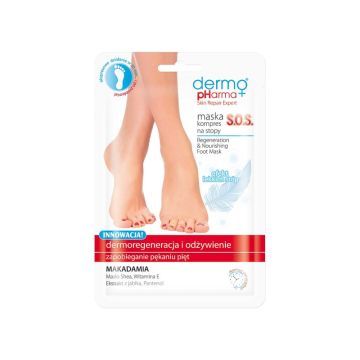 DERMOPHARMA DERMO MASKA KOMPRES SKARPETY STOPY 1SZT