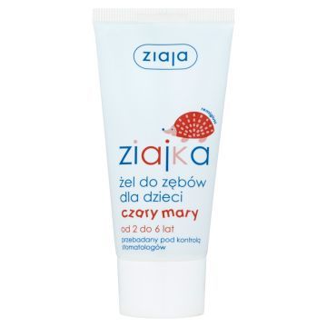 Ziaja Ziajka Żel do zębów dla dzieci czary mary od 2 6 lat 50 ml