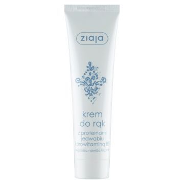 Ziaja Krem do rąk z proteinami jedwabiu i prowitaminą B5 100 ml