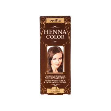 VENITA HENNA COLOR ZIOL.BALS.KOL.114 ZLOT.BRAZ7