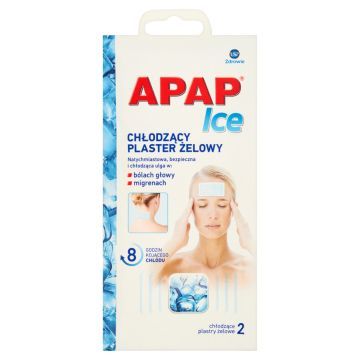 Apap Ice Chłodzący Plaster Żelowy 2 szt.