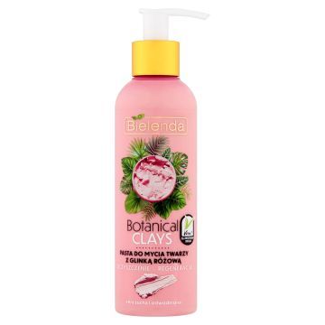 Bielenda Botanical Clays Pasta do mycia twarzy z glinką różową 190 g