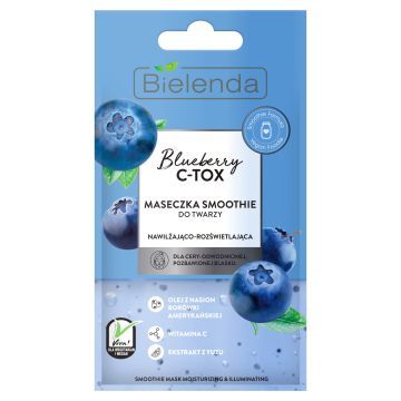 Bielenda Blueberry C-Tox Maseczka Smoothie do twarzy 8 g