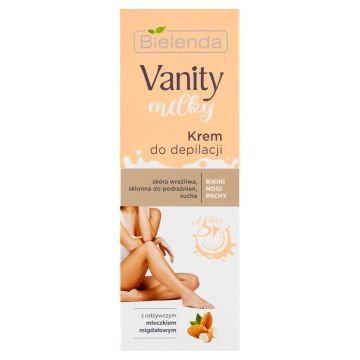 Bielenda Vanity Milky Krem do depilacji z odżywczym mleczkiem migdałowym 100 ml