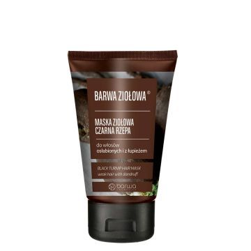 BARWA MASKA D/WLOSOW CZARNA RZEPA 120ML