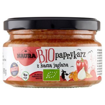 Naura Bio Paprykarz z Kaszą Jaglaną 190 g