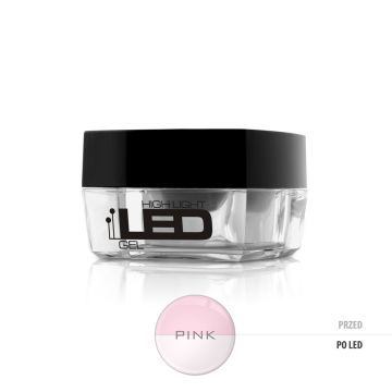 Silcare High Light Led Gel Żel Do Paznokci Pink 30 g