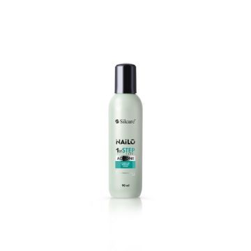 Silcare Nailo 1st Step Aceton Step Nail Acetone Aceton Do Usuwania Lakerów Hybrydowych 90 ml