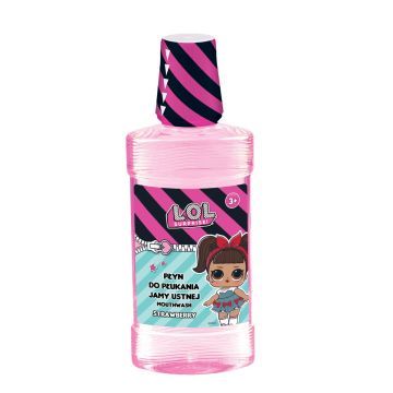 LOL SUPRISE  Płyn do płukania jamy ustnej o smatku truskawki 250 ml
