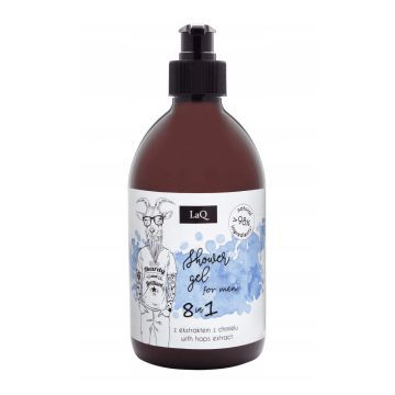 Laq Kozioł z Poznania Żel Pod Prysznic 8 w 1 o Zapachu Męskich Perfum 300 ml