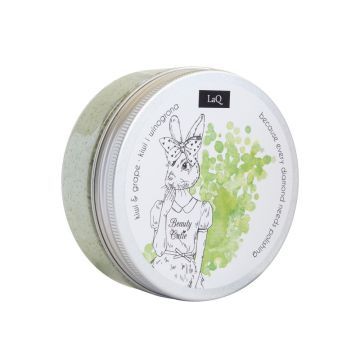 Laq Wash And Scrub Peeling Myjący z Ekstraktami Roślinnymi i Masłem Shea - Kiwi i Winogrono 200 ml