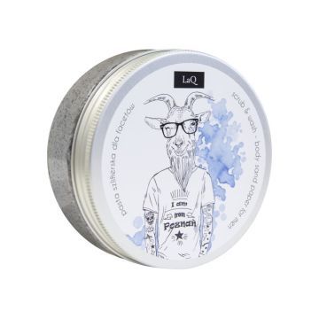 Laq Wash And Scrub Peeling Myjący Dla Mężczyzn z Węglem Aktywnym, Masłem Shea i Ekstraktem z Chmielu - Kozioł 200 ml