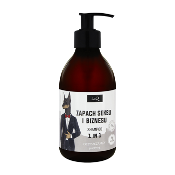 LaQ Oczyszczający szampon dla facetów - Doberman 300 ml