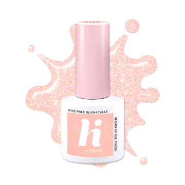 #132 hi hybrid lakier hybrydowy Pale Blush Tulle 5ml