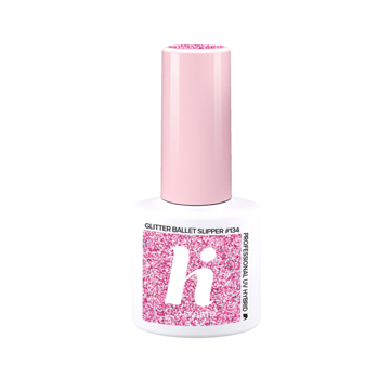 #134 hi hybrid lakier hybrydowy Glitter Ballet Slipper 5ml