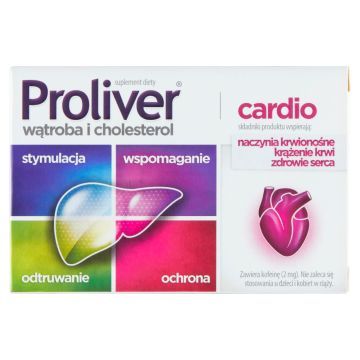 Proliver cardio Suplement diety 30 sztuk